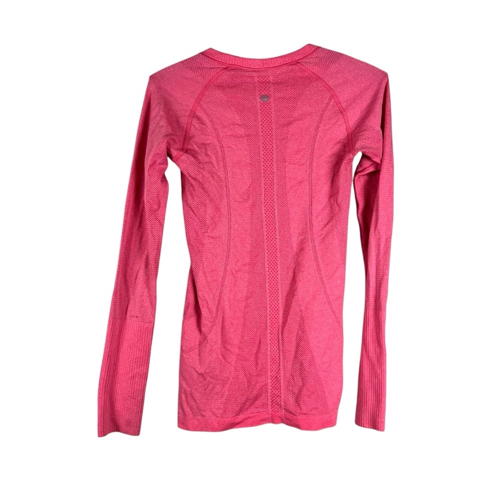 Lululemon Swiftly Tech Long Sleeve Crew Heathered SZ 4 - Picture 4 of 7